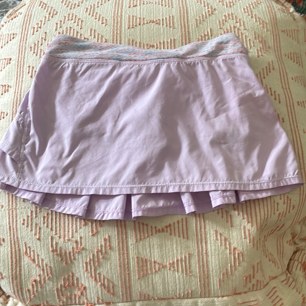 Light purple ivivva athletica skirt size 8 girls